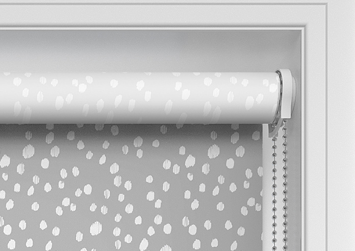 Dots and Spots, Shadow Grey - Twist&Fit Roller Blind - Image 11